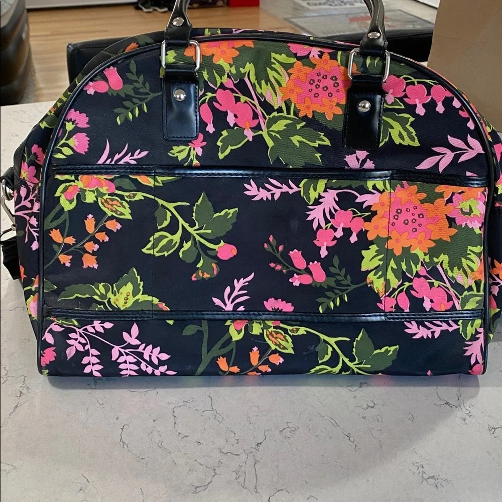 Floral Isaac Mizrahi Black  Bag - Picture 6 of 16